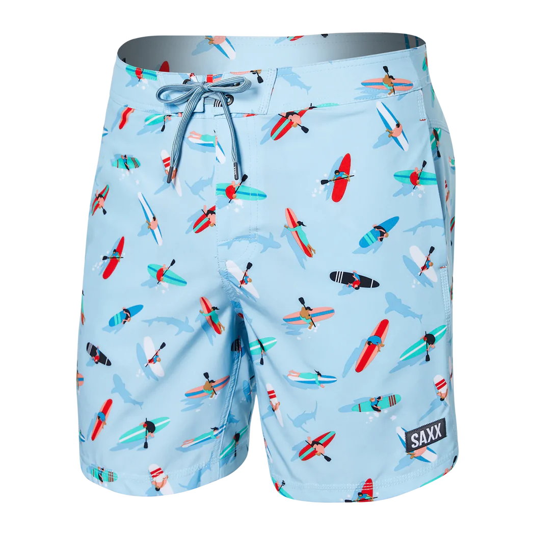 Saxx Men s Betawave 2 in 1 Boardshort 17 inseem Paddlers Sunblockers