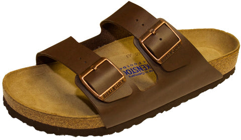 Birkenstock Arizona Soft Footbed Dark Brown Birko Flor