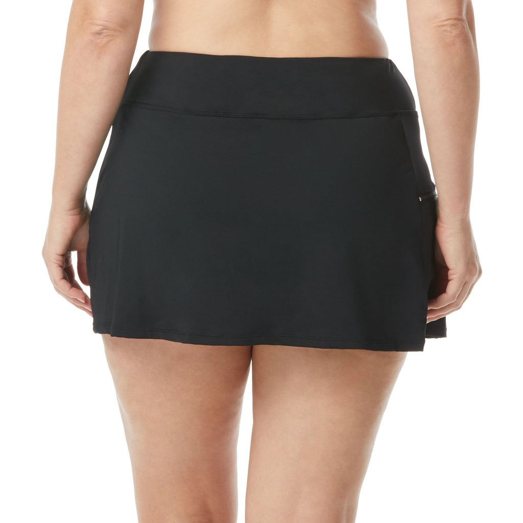 Beach House Emma Skirt Full Figure with boy short liner. Black – Sunblockers